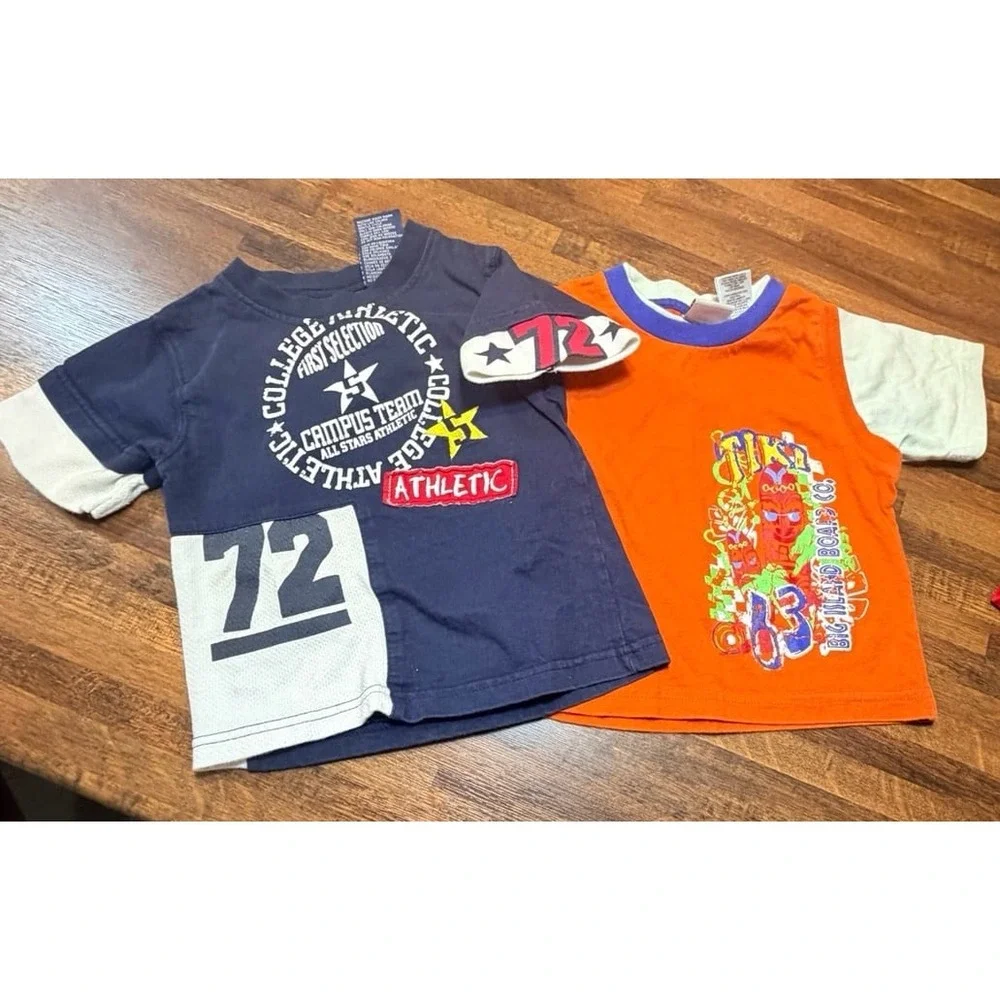 Bundle of vintage Y2K sports themed shorts.  Size 18 months.  Osh kosh.